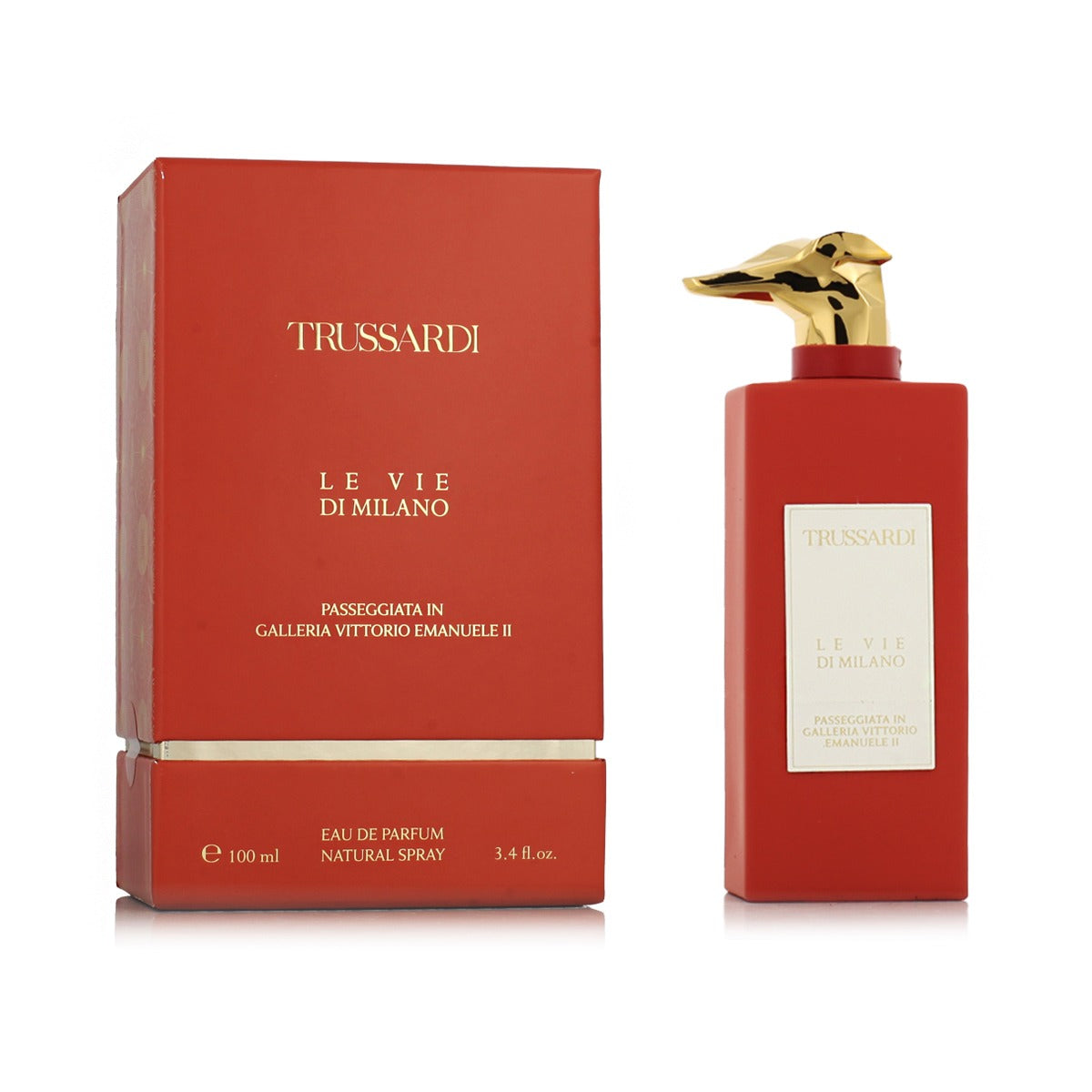 İthal Trussardi Le Vie Di Milano Passeggiata in Galleria Vittorio Emanuele EDP Unisex Parfüm 100 ml — image 1